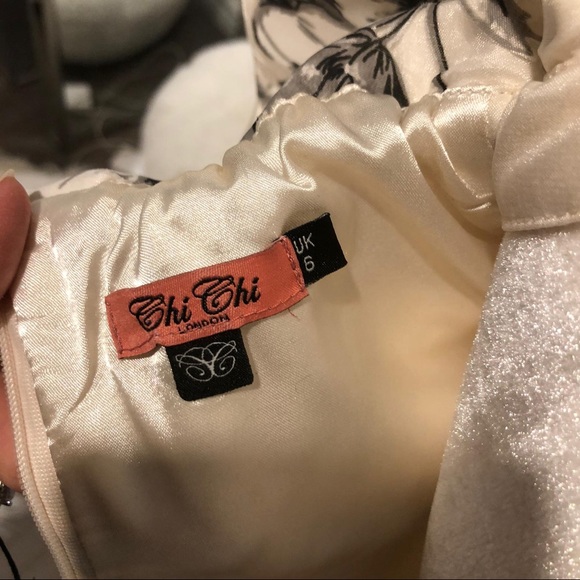 Off shoulder midi dress in organza - Picture 4 of 6